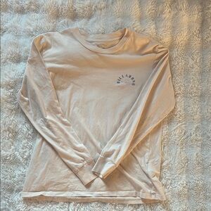 Billabong Cream Long Sleeve Tee Soft